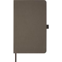 Блокнот Fabianna с мятой бумагой в твердой обложке, coffee brown