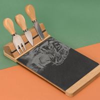 Набор для сыра из сланцевой доски и ножей Bamboo collection Taleggio