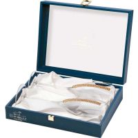 Бокалы для шампанского с кристаллами Swarovski Chinelli