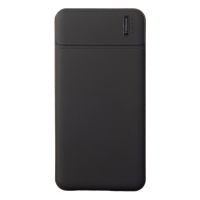 Универсальный аккумулятор OMG Flash 10 (10000 мАч) с подсветкой и soft touch,черный,13,7х6,87х1,55мм