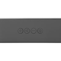 Портативная колонка Bar со стереодинамиками soft touch, серый