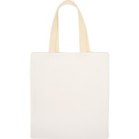 Сумка для шопинга Steady из хлопка с парусиновыми ручками, 260 г/м2, белый
