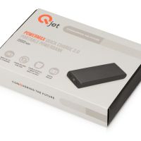 Портативное зарядное устройство PowerMax, 20000 mAh, PD + QC 3.0, черный