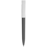 Ручка пластиковая soft-touch шариковая Zorro, серый