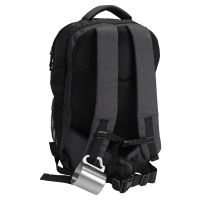 Стальная кружка Climber с пластиковой ручкой, серебристый