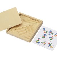 Деревянная головоломка в коробке Tangram