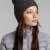 Шапка Norfold, черный меланж