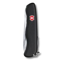 Нож перочинный VICTORINOX Picknicker, 111 мм, 11 функций, с фиксатором лезвия, черный