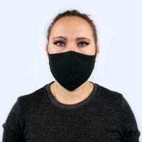 Хлопковая защитная маска для лица многоразовая анатомической формы без шва