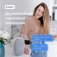 Умная колонка VK Капсула с голосовым помощником Марусей, белый