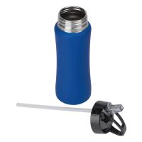 Бутылка для воды Bottle C1, сталь, soft touch, 600 мл, синий