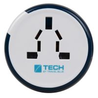 Адаптер с 2-умя USB-портами для зарядки Travel Blue Twist & Slide Adaptor голубой