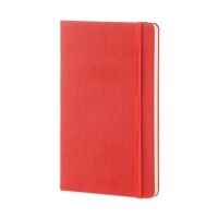 Записная книжка Moleskine Classic (в линейку) в твердой обложке, Large (13х21см), красный