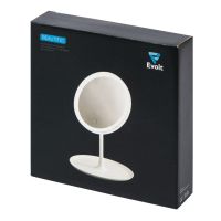 Косметическое зеркало с LED-подсветкой Beautific, белый