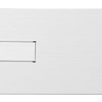 Флеш-карта USB 2.0 16 Gb в виде металлической карты Card Metal, серебристый