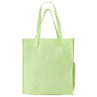 Сумка-шоппер Wheat из переработанного пластика 80gsm, 30.5*33*12.5cm, зеленый
