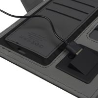 Органайзер с беспроводной зарядкой 5000 mAh Powernote, серый