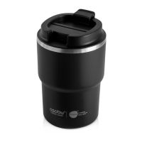 Вакуумная термокружка с внутренним керамическим покрытием Coffee Express, 360 мл, черный