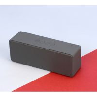Портативная колонка Bar со стереодинамиками soft touch, серый