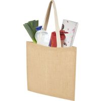 Эко-сумка Juta 7 л из джута плотностью 300 г/м2, белый